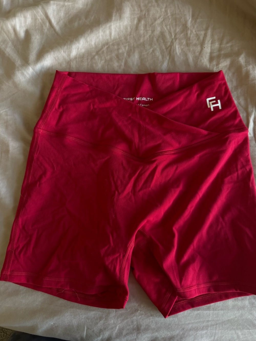 High-Waisted Wrap Bike Shorts